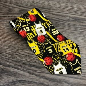Wear Ties University Of Iowa Basketball Jersey Tie